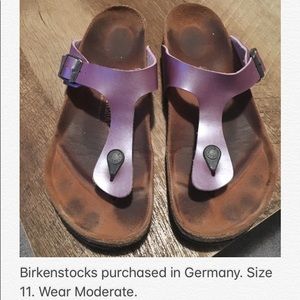 Birkenstock’s size 11